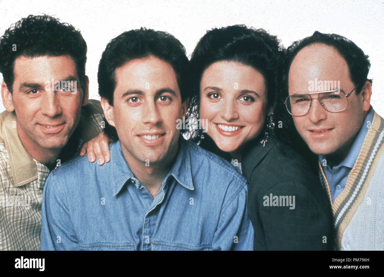 Film Still from &ldquo;Seinfeld&rdquo; Michael Richards, Jerry Seinfeld, Julia