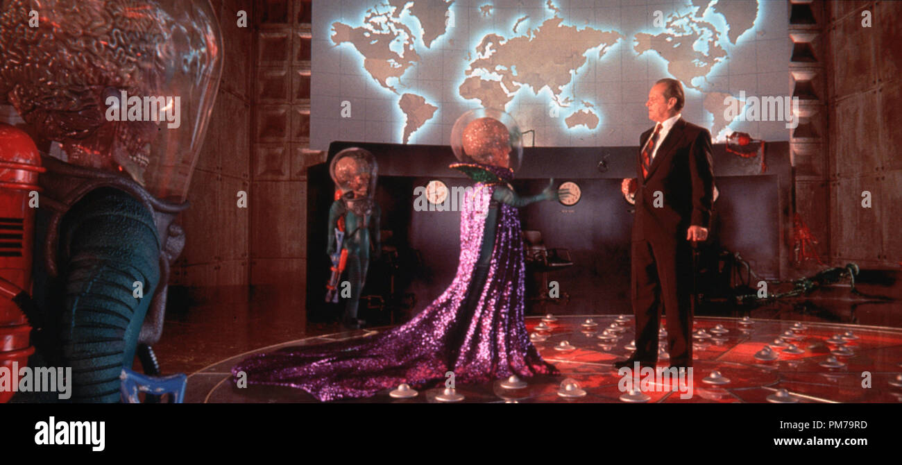 Film Still from "Mars Attacks!" Jack Nicholson © 1996 Warner Brothers