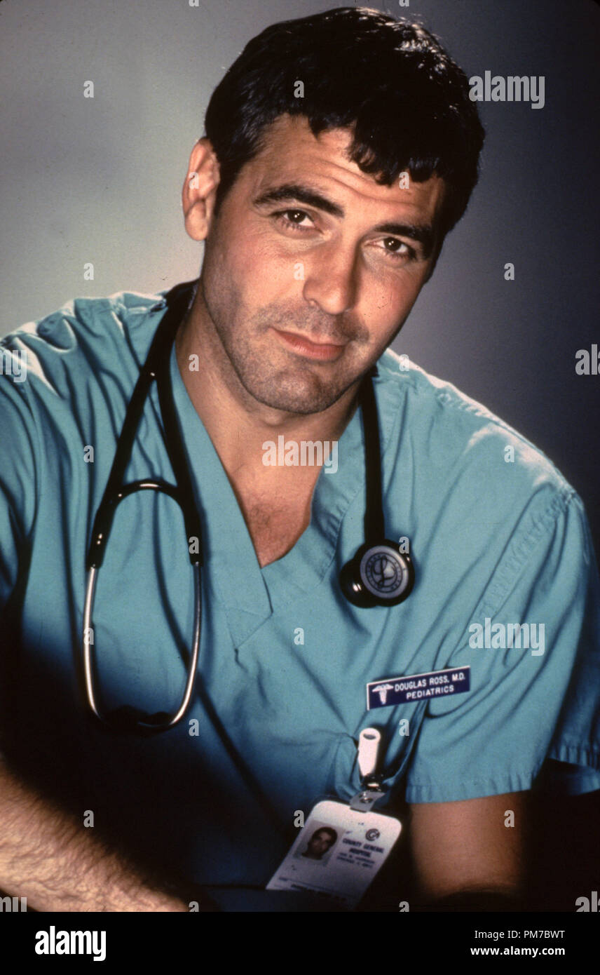 Film Still from 'ER' George Clooney © 1995 Warner  File Reference # 31043434THA  For Editorial Use Only - All Rights Reserved Stock Photo