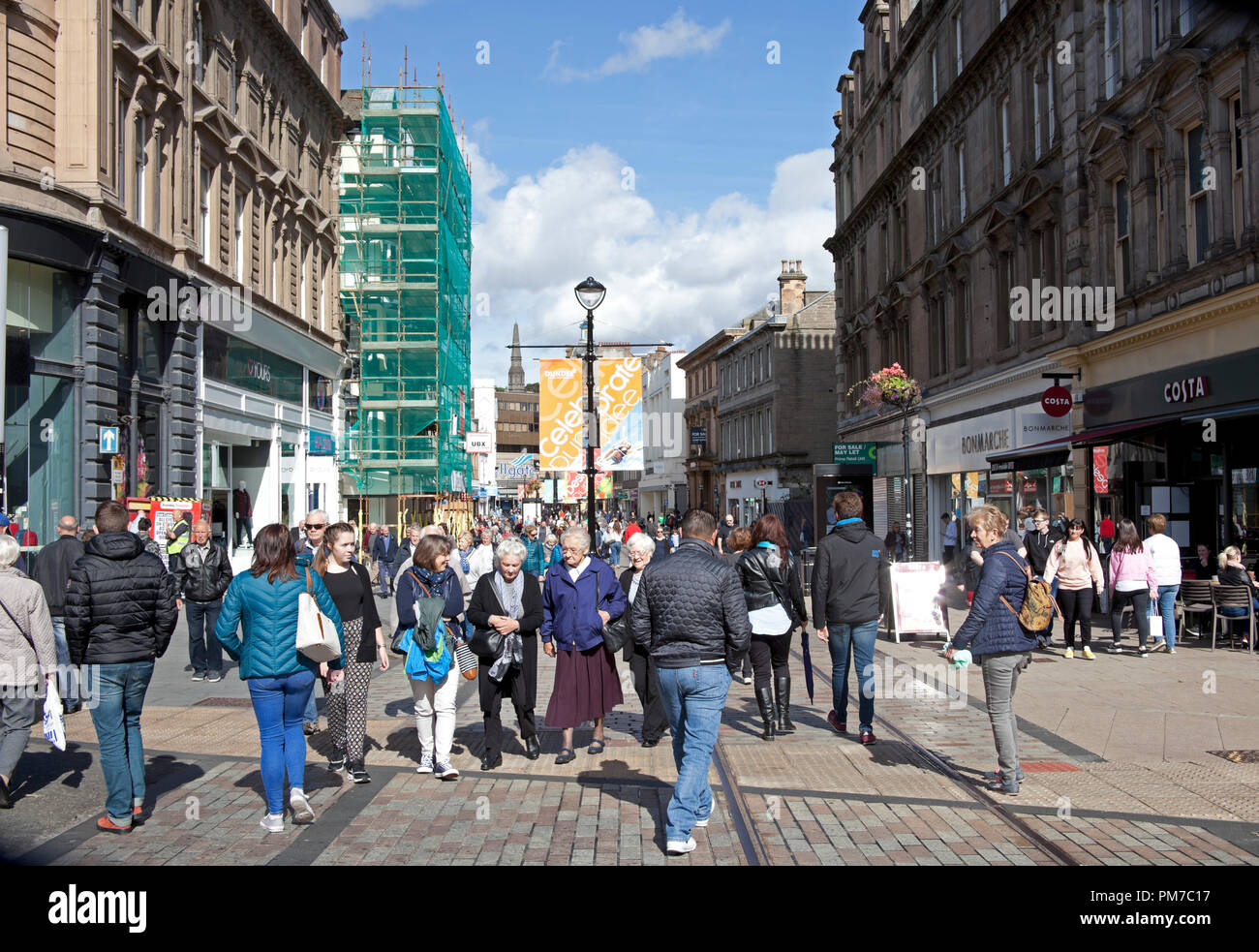Dundee, city centre, Murraygate,Scotland, UK Stock Photo