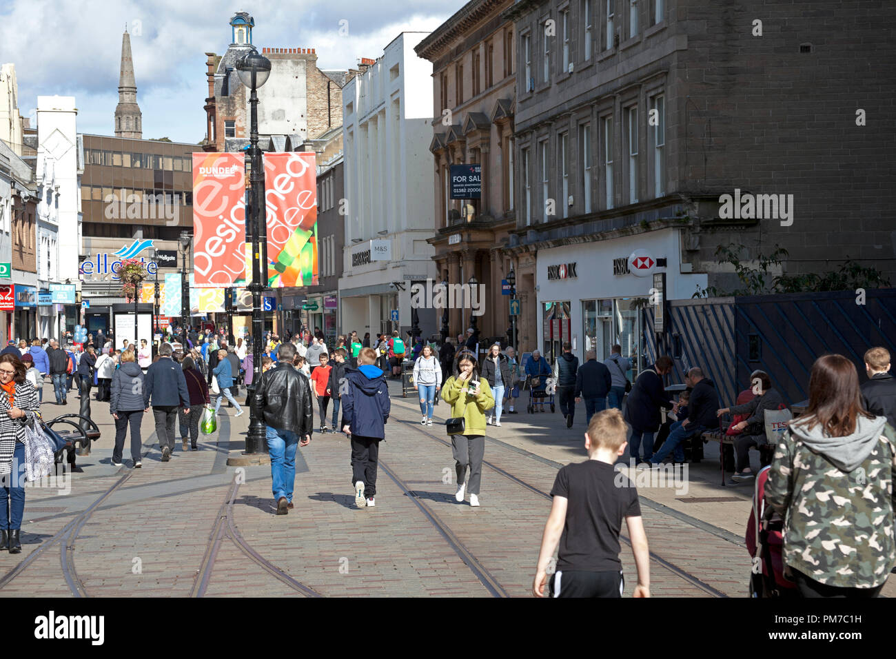 Dundee, city centre, Murraygate,Scotland, UK Stock Photo