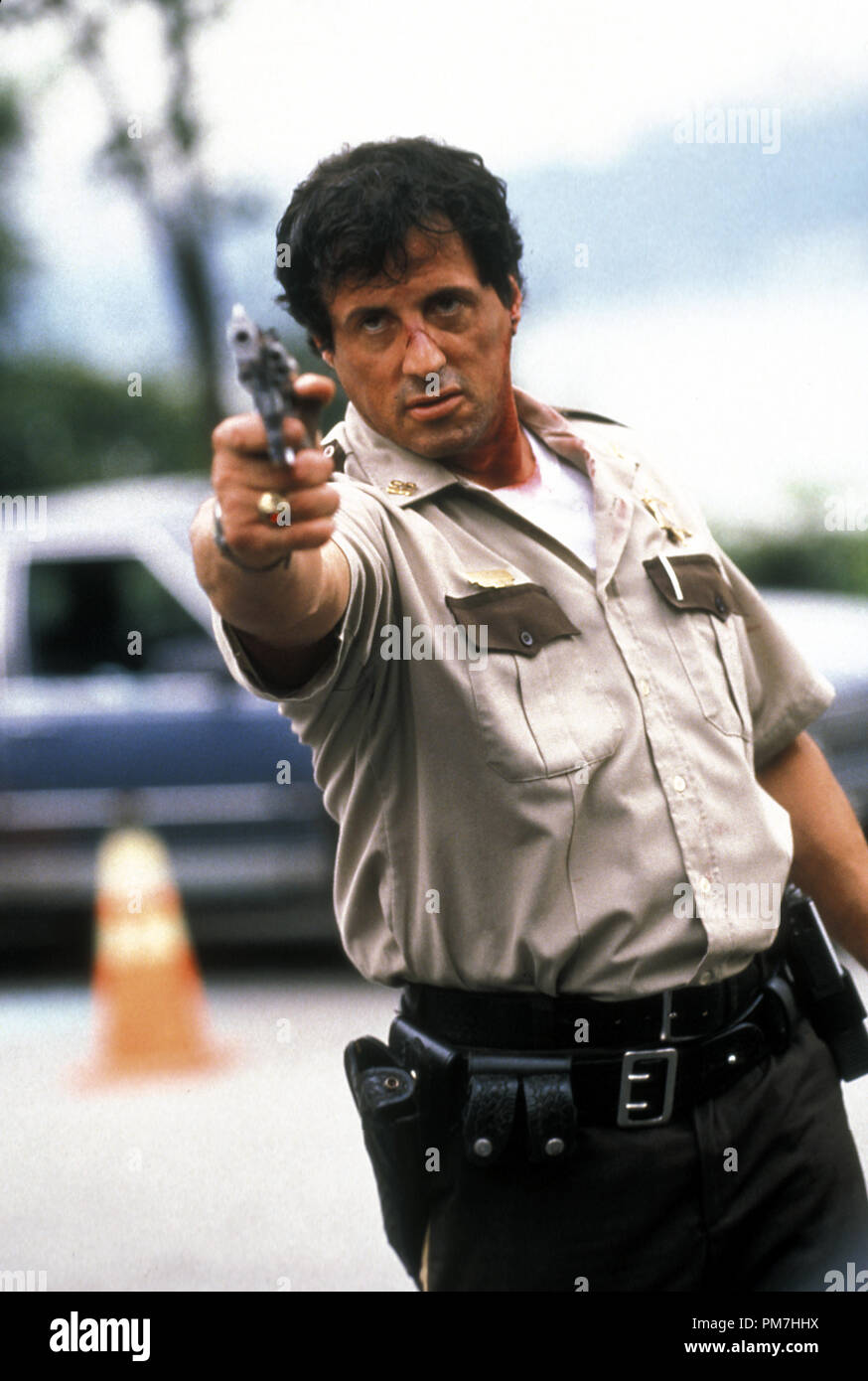 Film Still from 'Cop Land' Sylvester Stallone © 1997 Miramax Films Photo Credit: Sam Emerson   File Reference # 31013375THA  For Editorial Use Only - All Rights Reserved Stock Photo