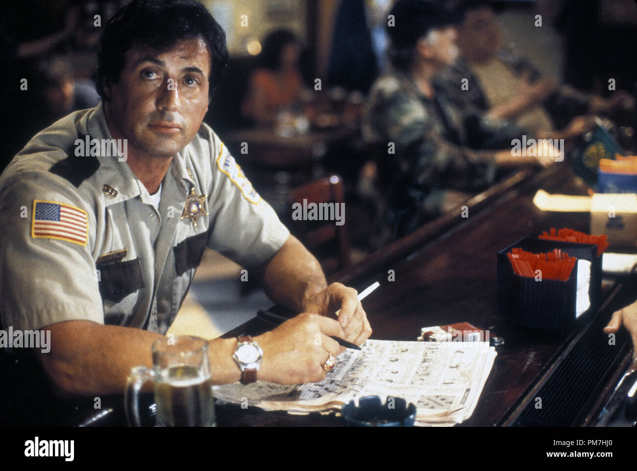 Film Still from 'Cop Land' Sylvester Stallone © 1997 Miramax Films Photo Credit: Sam Emerson   File Reference # 31013376THA  For Editorial Use Only - All Rights Reserved Stock Photo