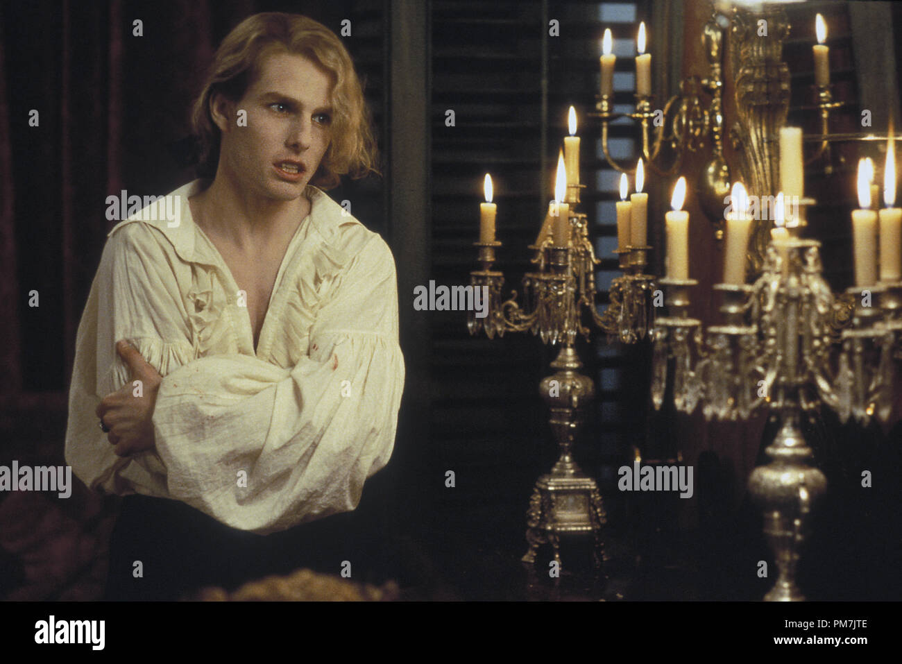 Film Still from 'Interview with the Vampire' Tom Cruise © 1994 Warner Brothers Photo Credit: Francois Duhamel     File Reference # 31129310THA  For Editorial Use Only - All Rights Reserved Stock Photo