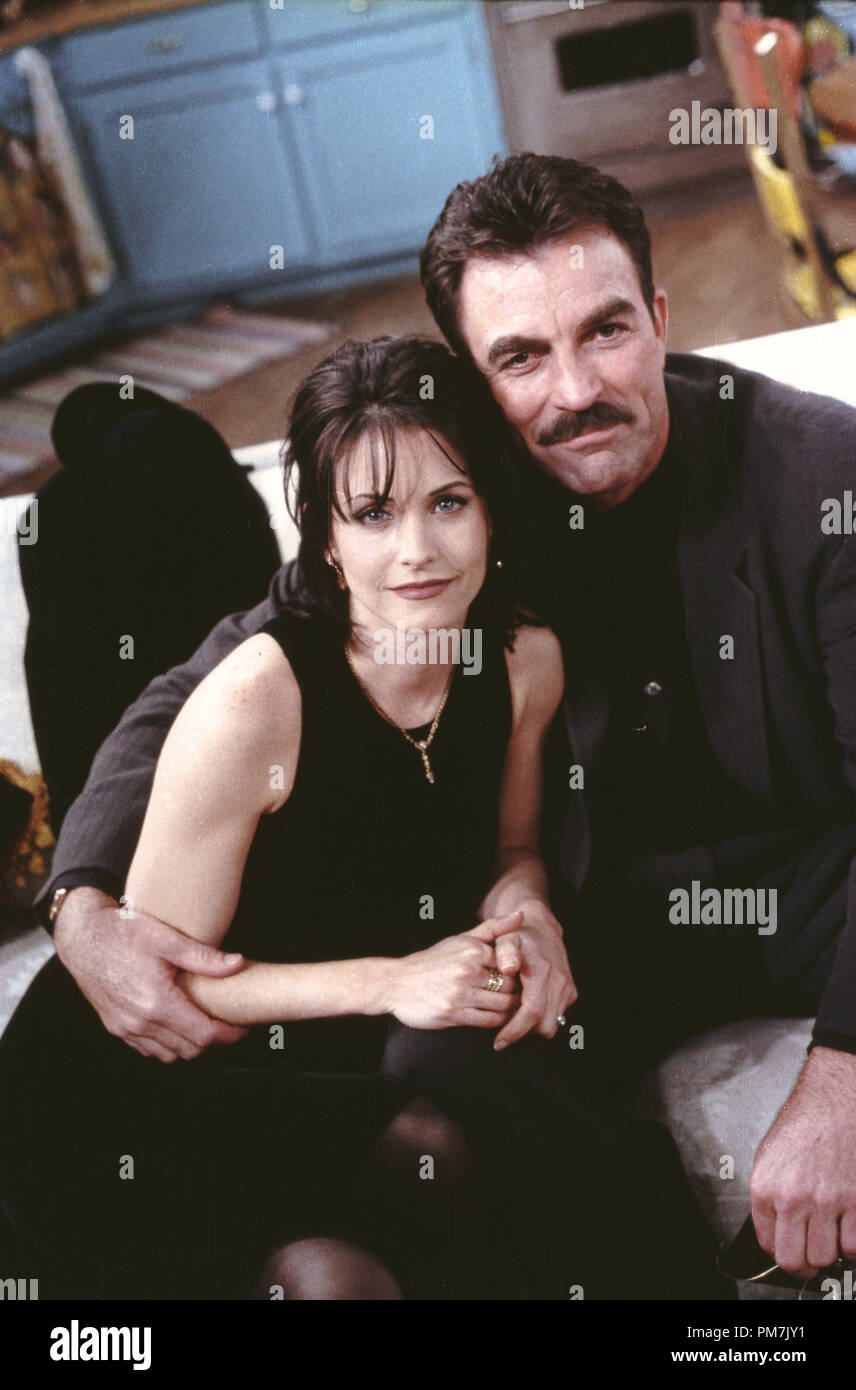 Film Still from "Friends" Courteney Cox, Tom Selleck © 1994 NBC File  Reference # 31129358THA For Editorial Use Only - All Rights Reserved Stock  Photo - Alamy