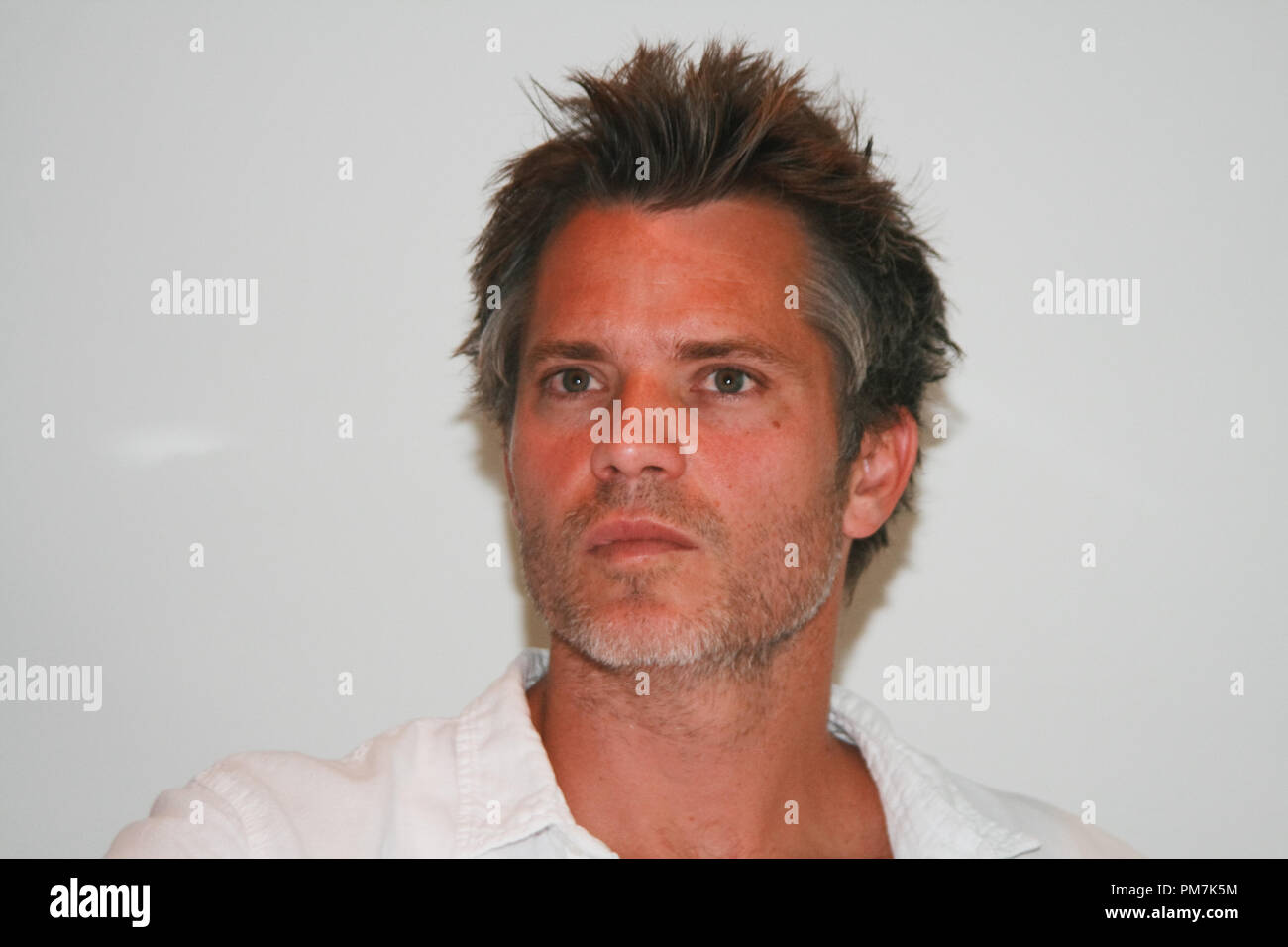 Timothy Olyphant  "Justified" Portrait Session, August 26, 2011. Reproduction by American tabloids is absolutely forbidden. File Reference # 31131_008JRC  For Editorial Use Only -  All Rights Reserved Stock Photo