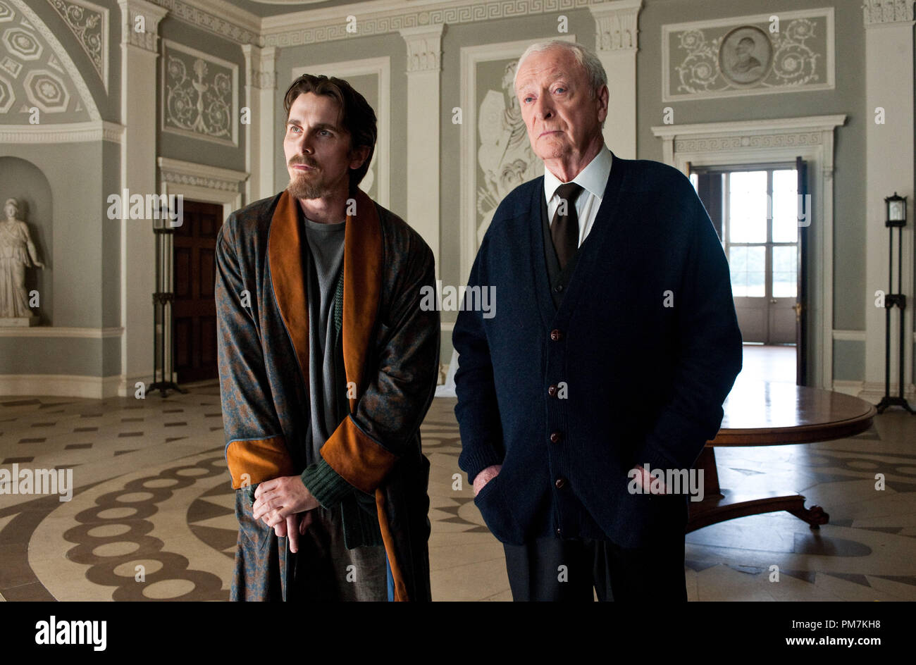 L-r: CHRISTIAN BALE as Bruce Wayne and MICHAEL CAINE as Alfred in Warner  Bros. Pictures and Legendary Pictures action thriller "THE DARK KNIGHT  RISES" a Warner Bros. Pictures release. TM & ©