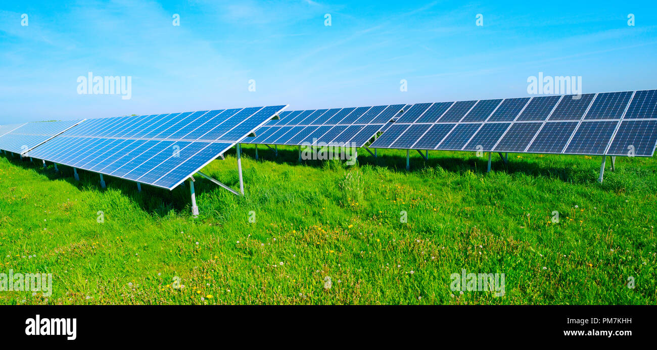 Photovoltaic or solar panel for renewable energy Stock Photo - Alamy