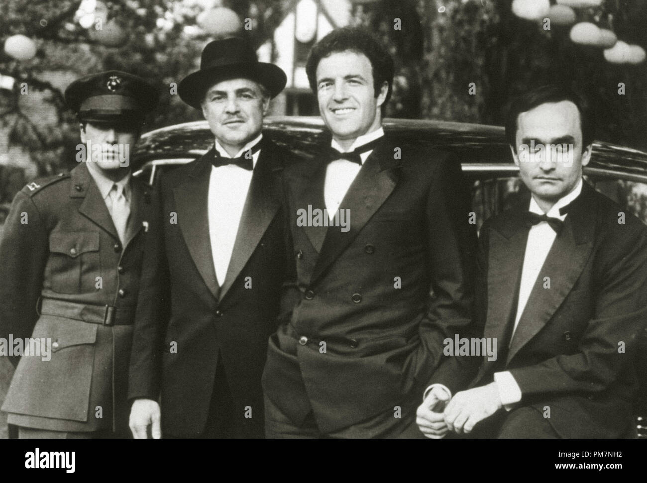 Al Pacino, Marlon Brando, James Caan, John Cazale, 'Godfather' 1972 Paramount File Reference # 31202 934THA Stock Photo
