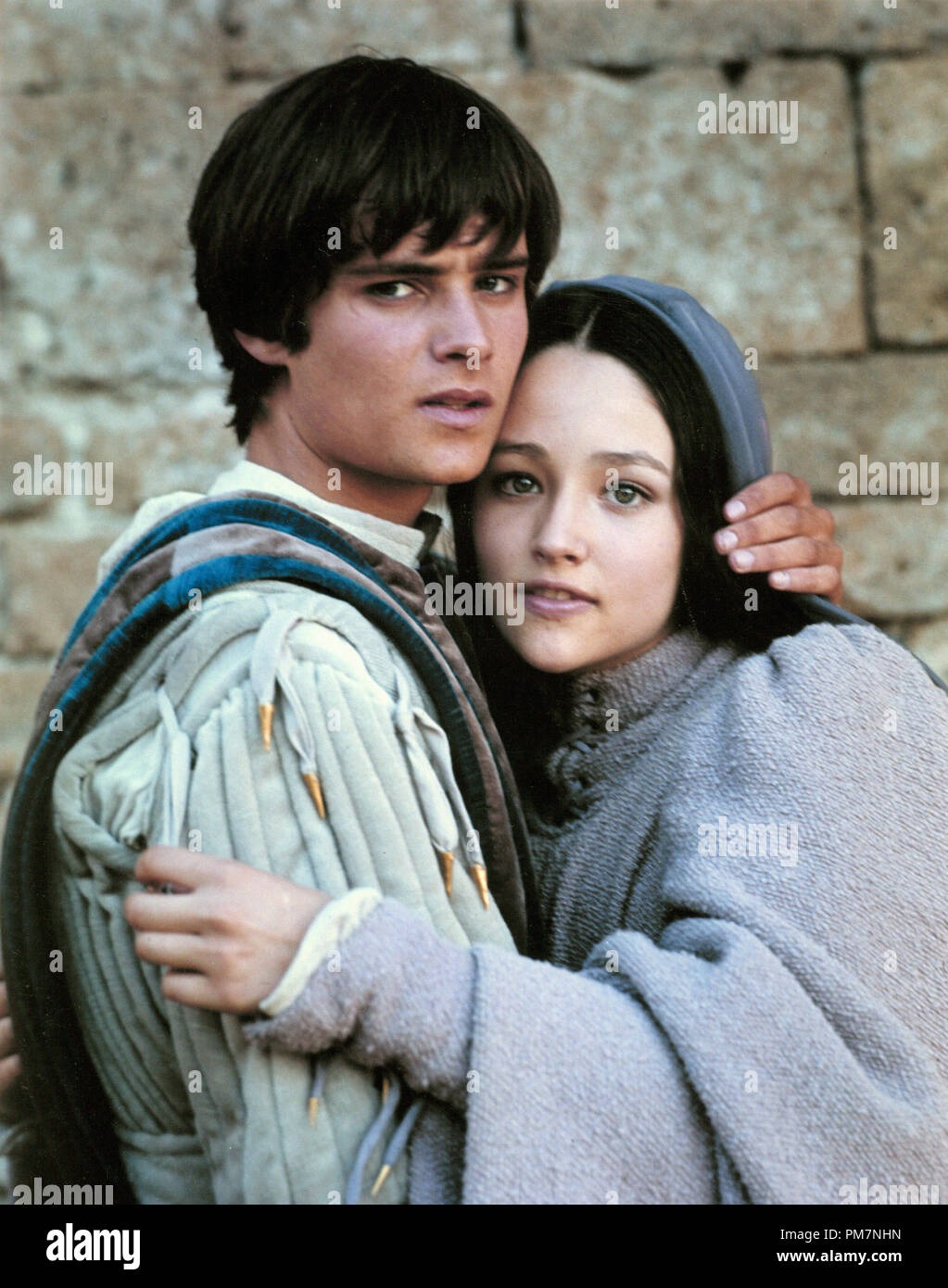 Leonard Whiting and Olivia Hussey in "Romeo & Juliet" 1968 Paramount File Reference # 31202_946THA Stock Photo