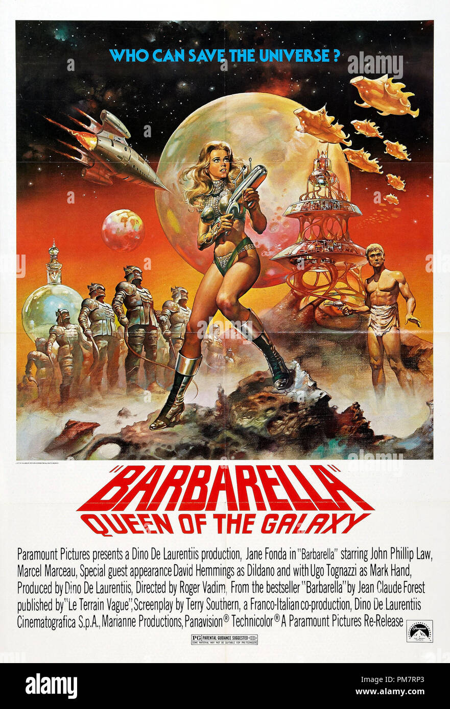 Jane Fonda, 'Barbarella' 1968 Poster    File Reference # 31386 428THA Stock Photo