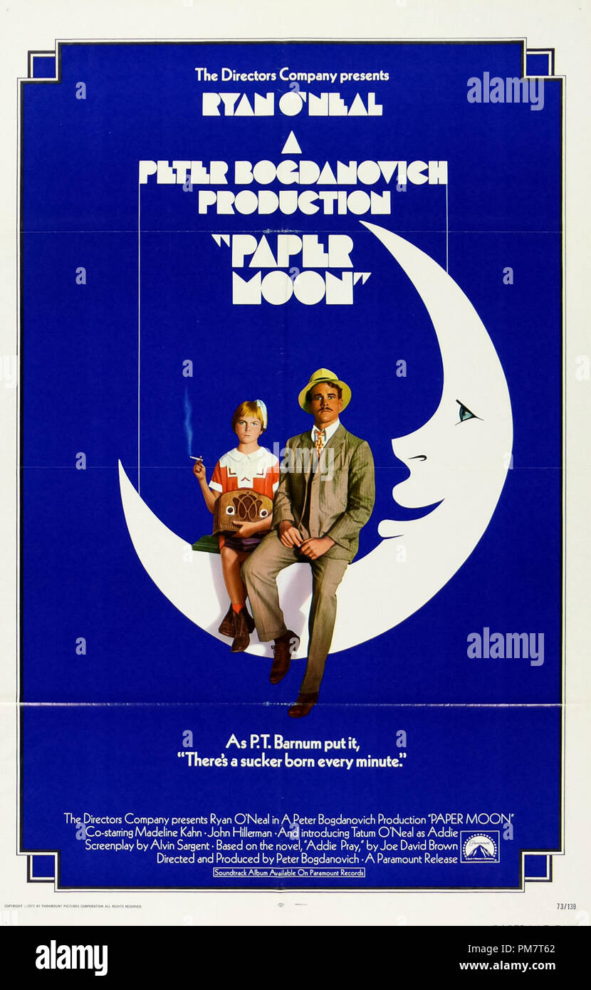 Ryan O'Neal, Tatum O'Neal, Paper Moon | Large Solid-Faced Canvas Wall Art Print | Great Big Canvas