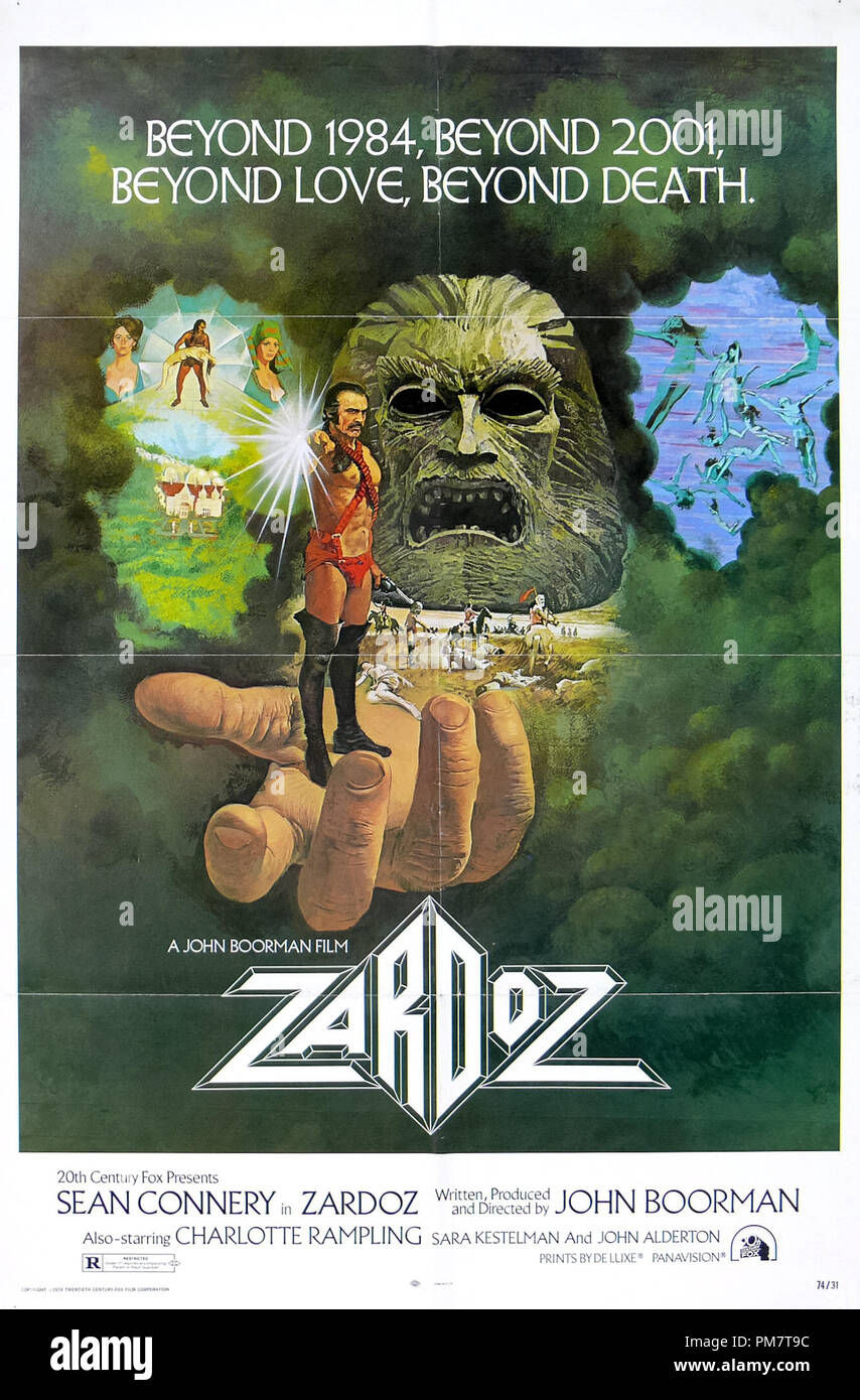 'Zardoz' 1974 Poster   File Reference # 31386 605THA Stock Photo