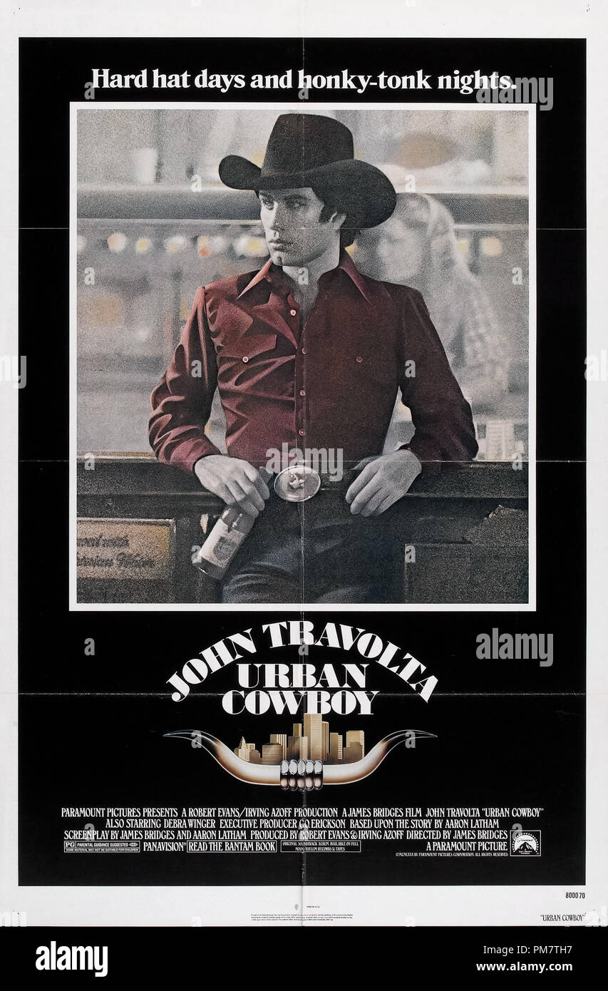 'Urban Cowboy' 1980 Paramount  Poster   File Reference # 31386 697THA Stock Photo