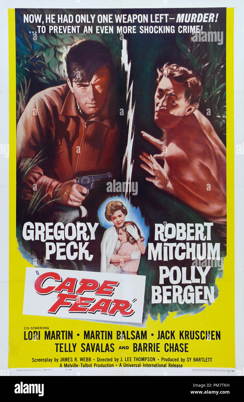 Cape Fear 1962 Poster File Reference # 31386 728THA Stock Photo - Alamy