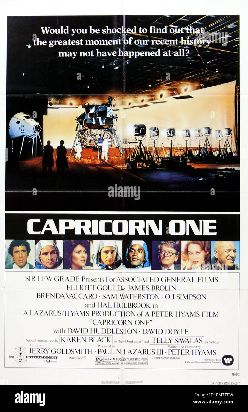 Capricorn One 1977 Poster   File Reference # 31386 769THA Stock Photo