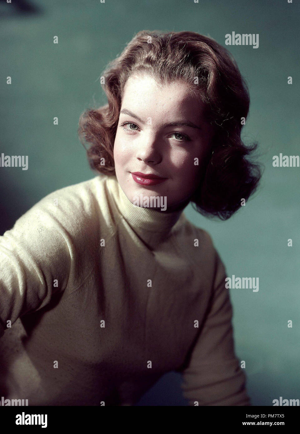 Romy Schneider, circa 1958.  File Reference # 31386 811 Stock Photo