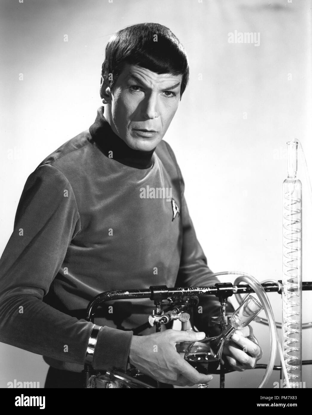 Studio Publicity Still from 'Star Trek' Leonard Nimoy circa 1967 Paramount  File Reference # 31537 613THA Stock Photo