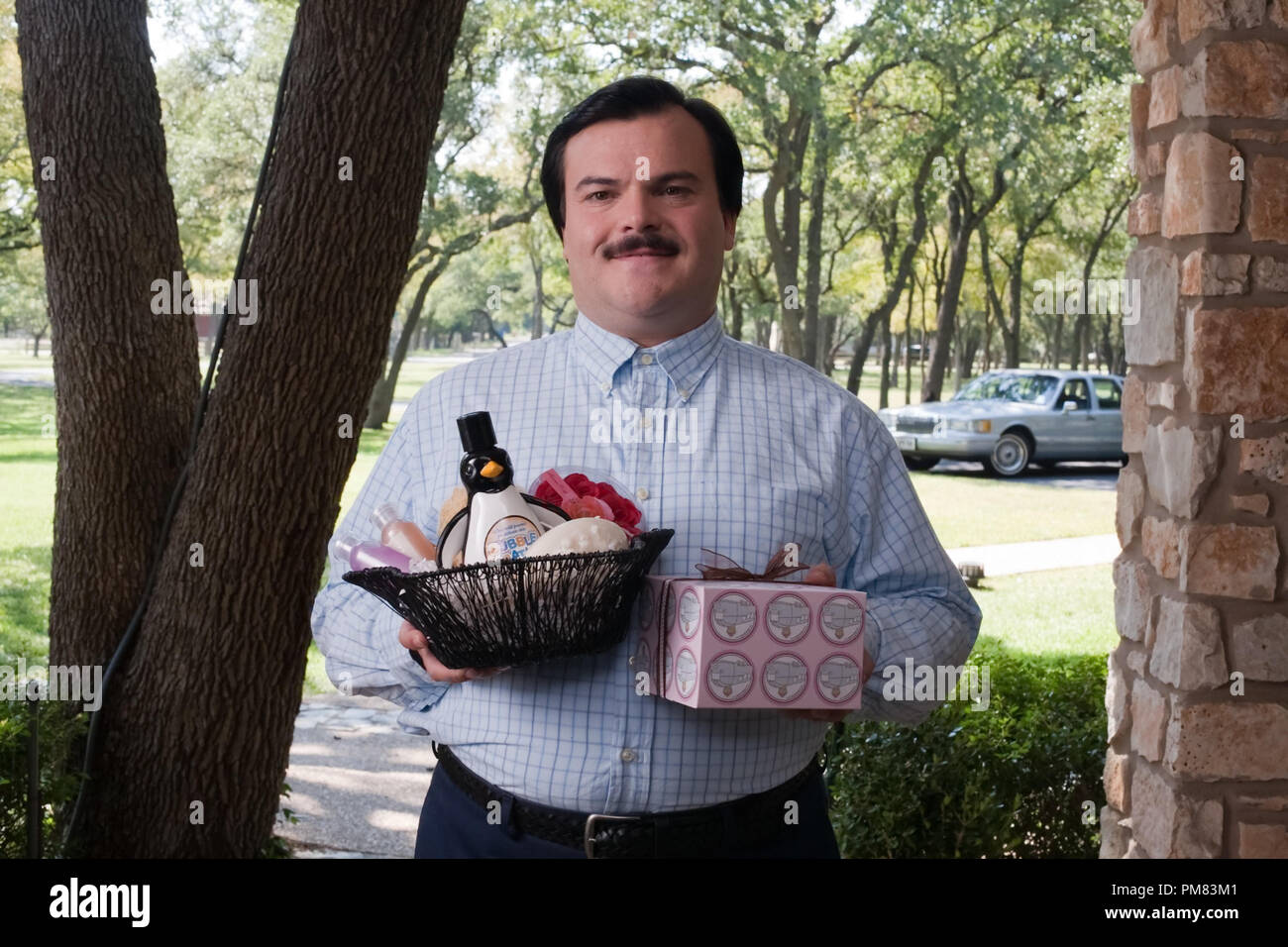 Still of Jack Black in Bernie Stock Photo Alamy