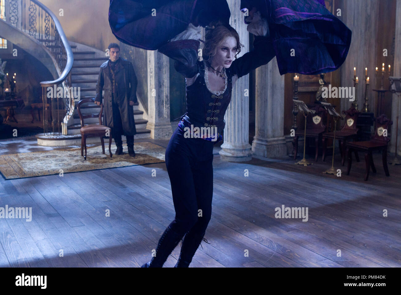 Still Of Rufus Sewell And Erin Wasson In Abraham Lincoln Vampire Hunter Stock Photo Alamy