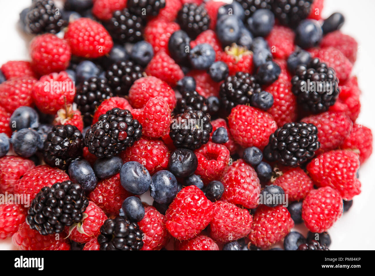 Berry texture close up. Top view flat lay Stock Photo - Alamy
