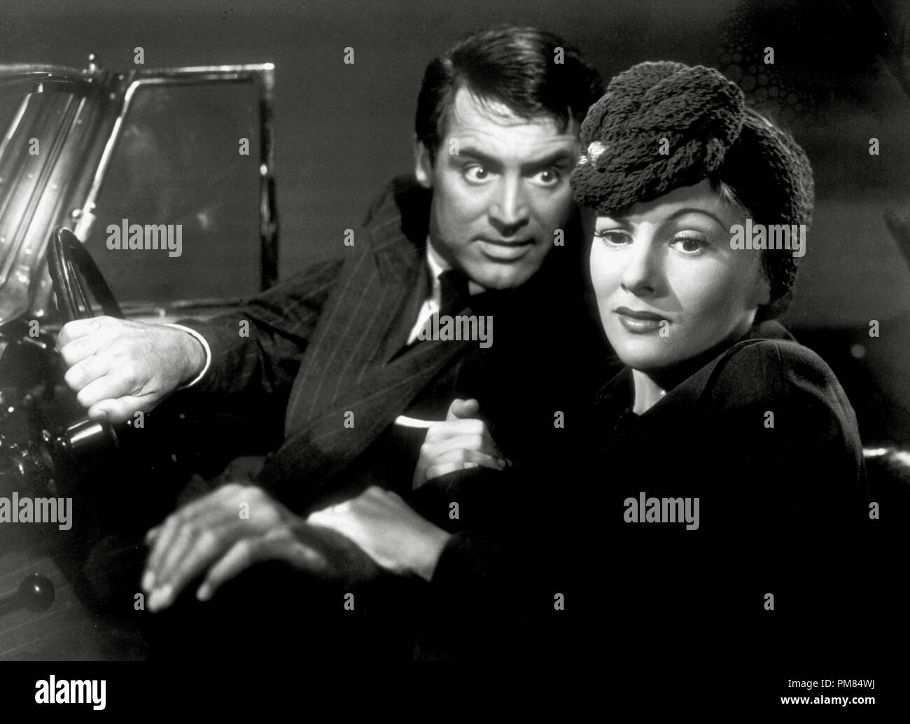 (Archival Classic Cinema - Cary Grant Retrospective) 'Suspicion,' Cary Grant and Joan Fontaine 1941 RKO / File Reference # 31475 134THA Stock Photo