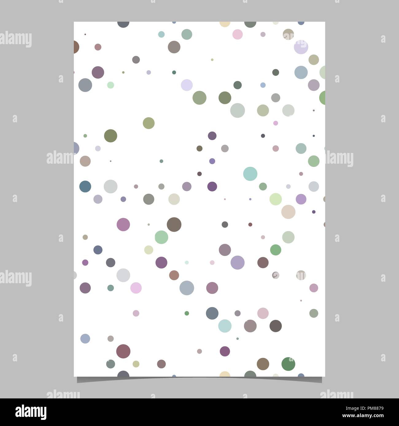 Colorful abstract dot pattern brochure background design Stock Vector ...