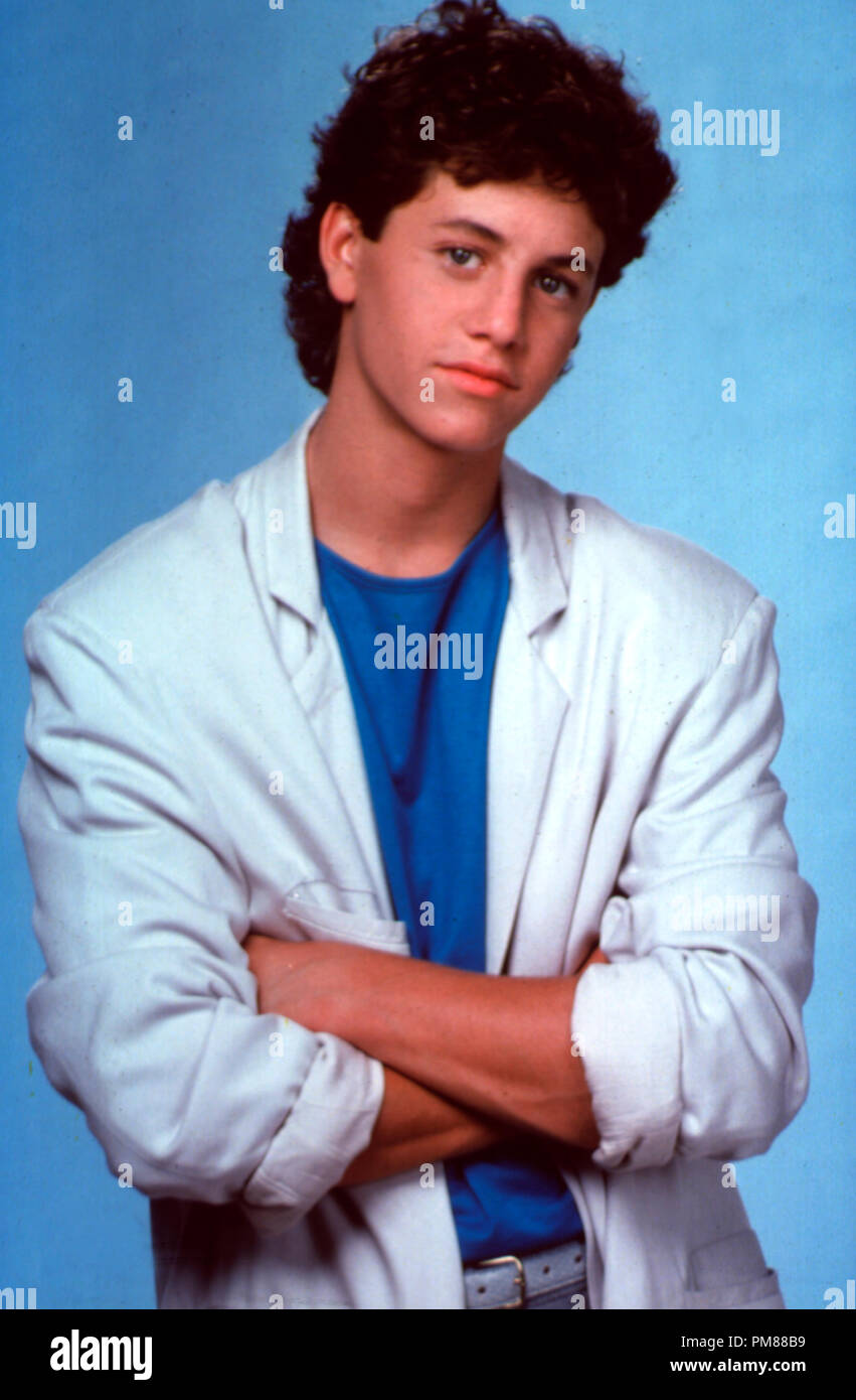Studio Publicity Still from 'Growing Pains' Kirk Cameron 1985 Stock Photo