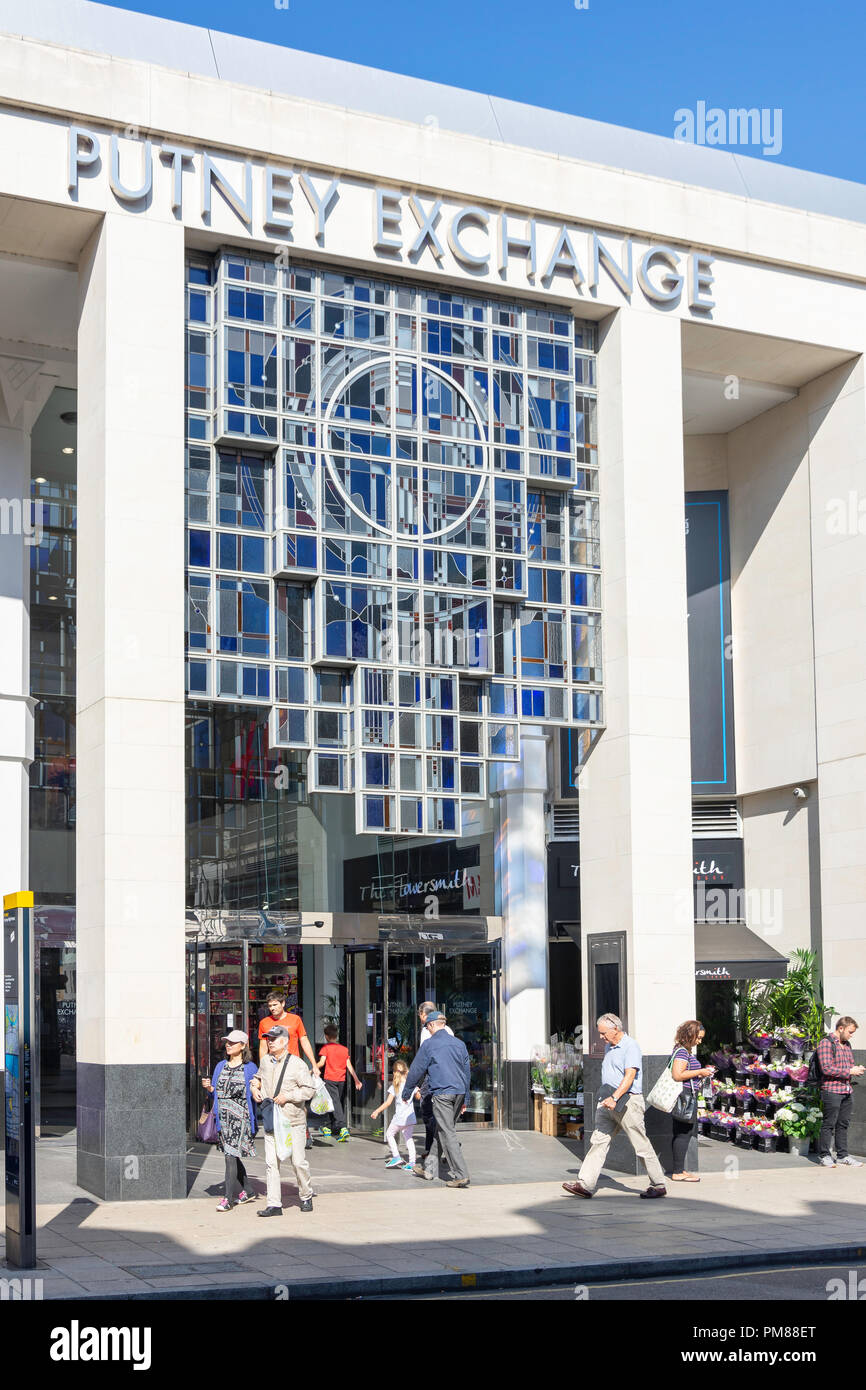 Entrance to Exchange Shopping Centre, Putney High Street, Putney