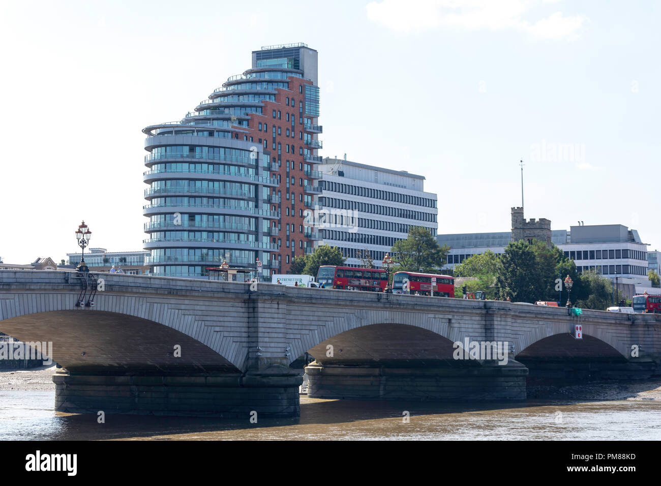Road bridge riverside architecture putney wharf tower apartment hires