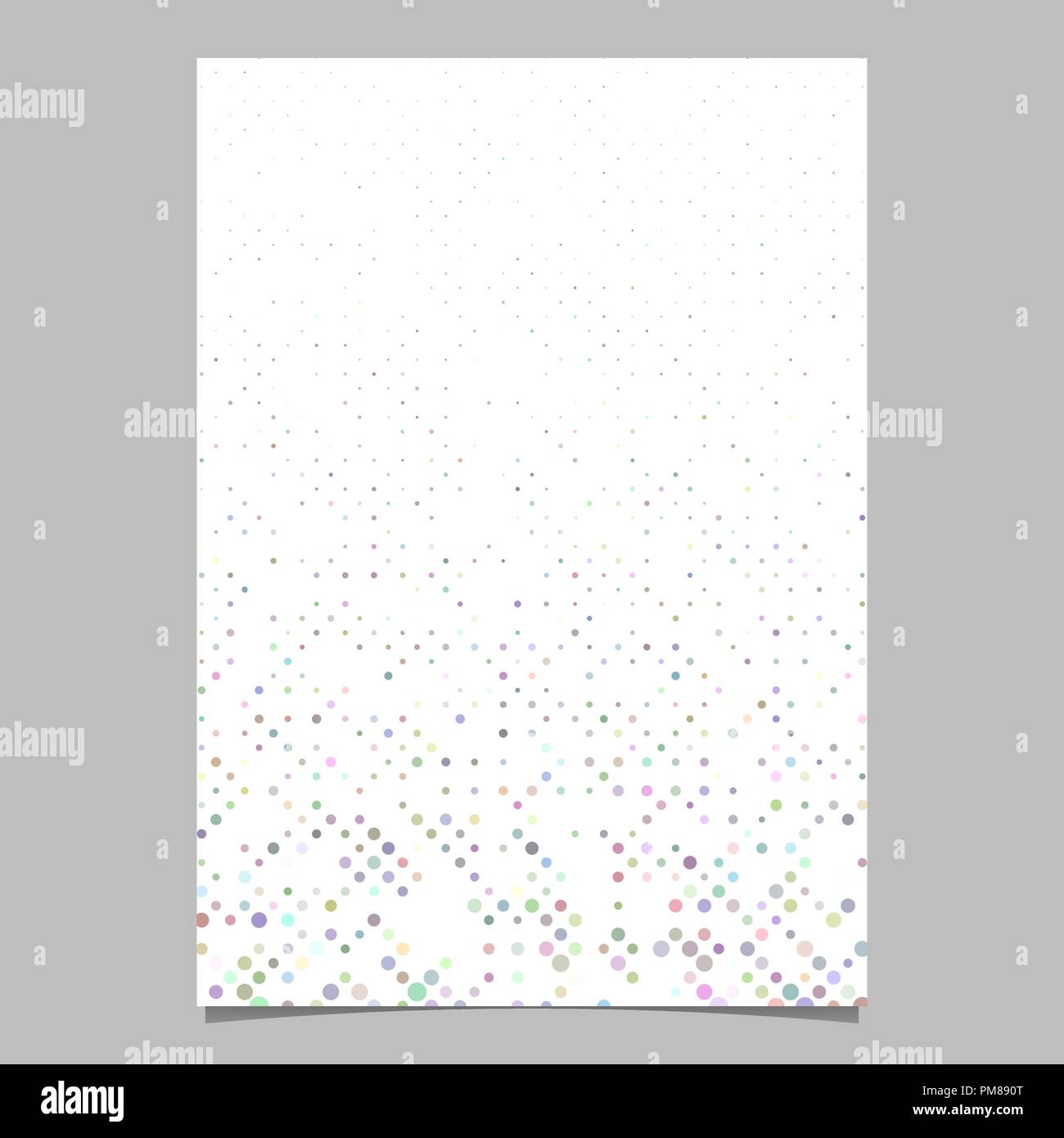 Abstract repeating dot pattern brochure template background Stock ...