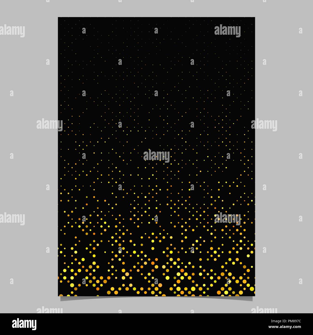 Geometrical dot pattern background brochure template graphic Stock ...