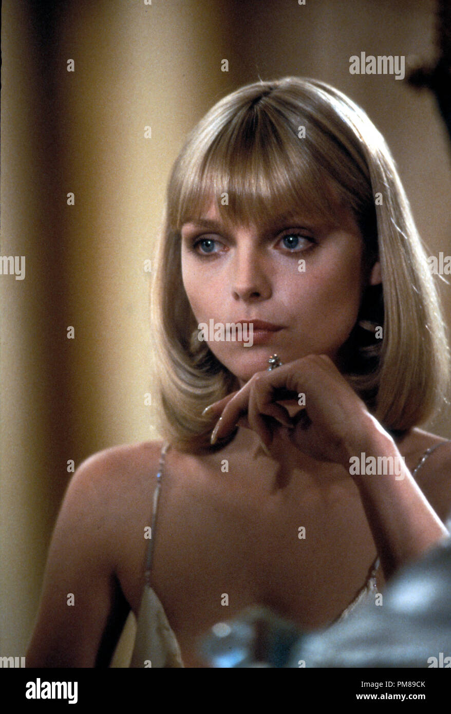 Studio Publicity Still from 'Scarface' Michelle Pfeiffer © 1983 Universal   All Rights Reserved   File Reference # 31708099THA  For Editorial Use Only Stock Photo
