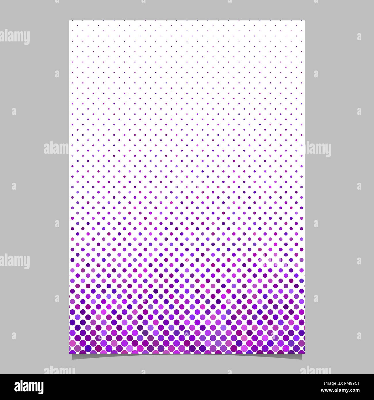 Purple circle pattern brochure background - vector template design ...