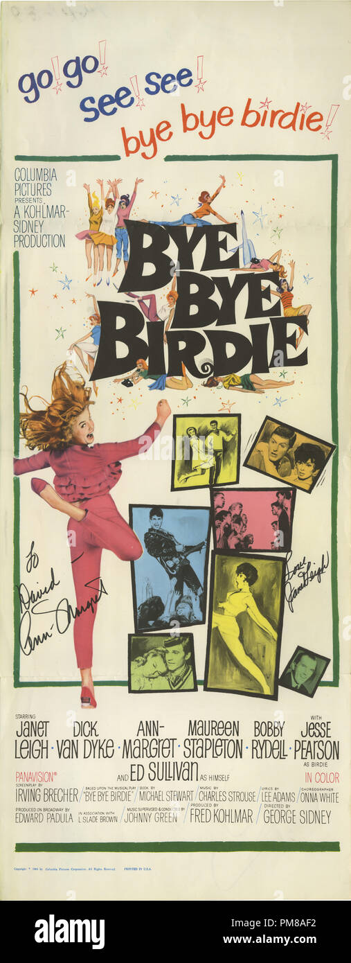 Studio Publicity: "Bye Bye Birdie", 1963 Columbia Pictures Corporation ...