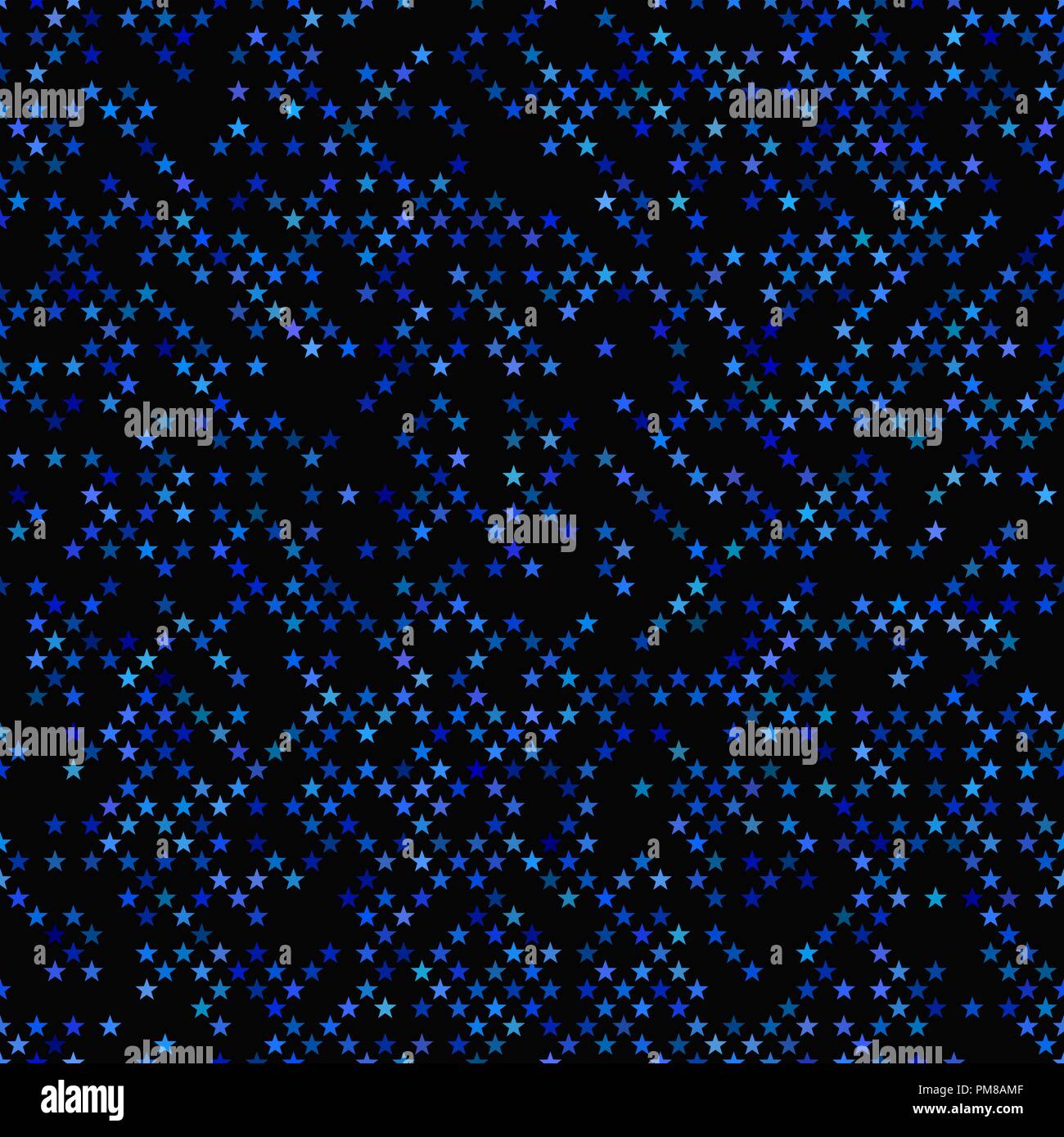 Blue seamless star pattern background - vector design Stock Vector ...