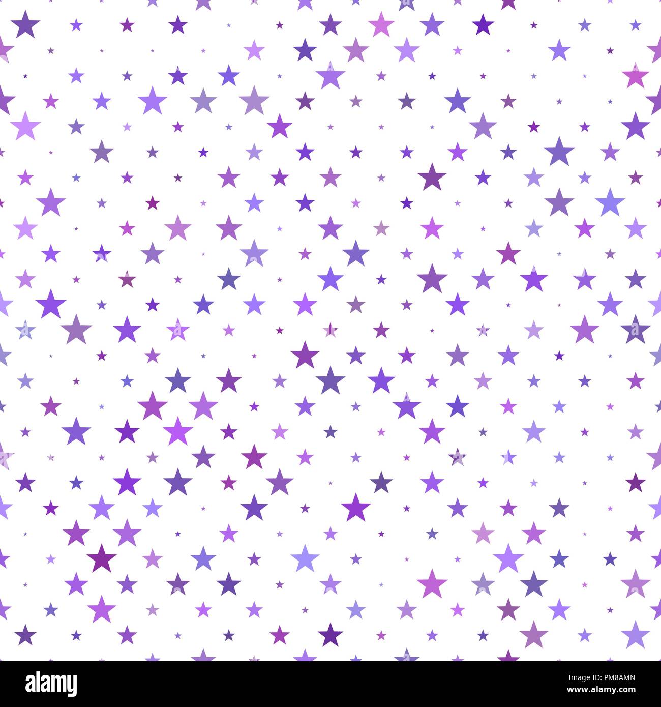 Abstract pentagram star pattern background - seamless illustration Stock Vector