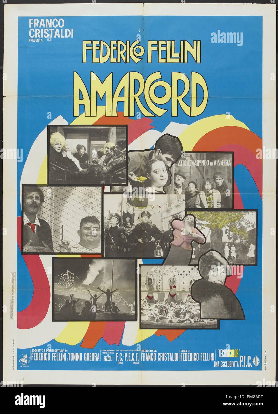 'Amarcord' 1973 Poster   File Reference # 31780 908 Stock Photo