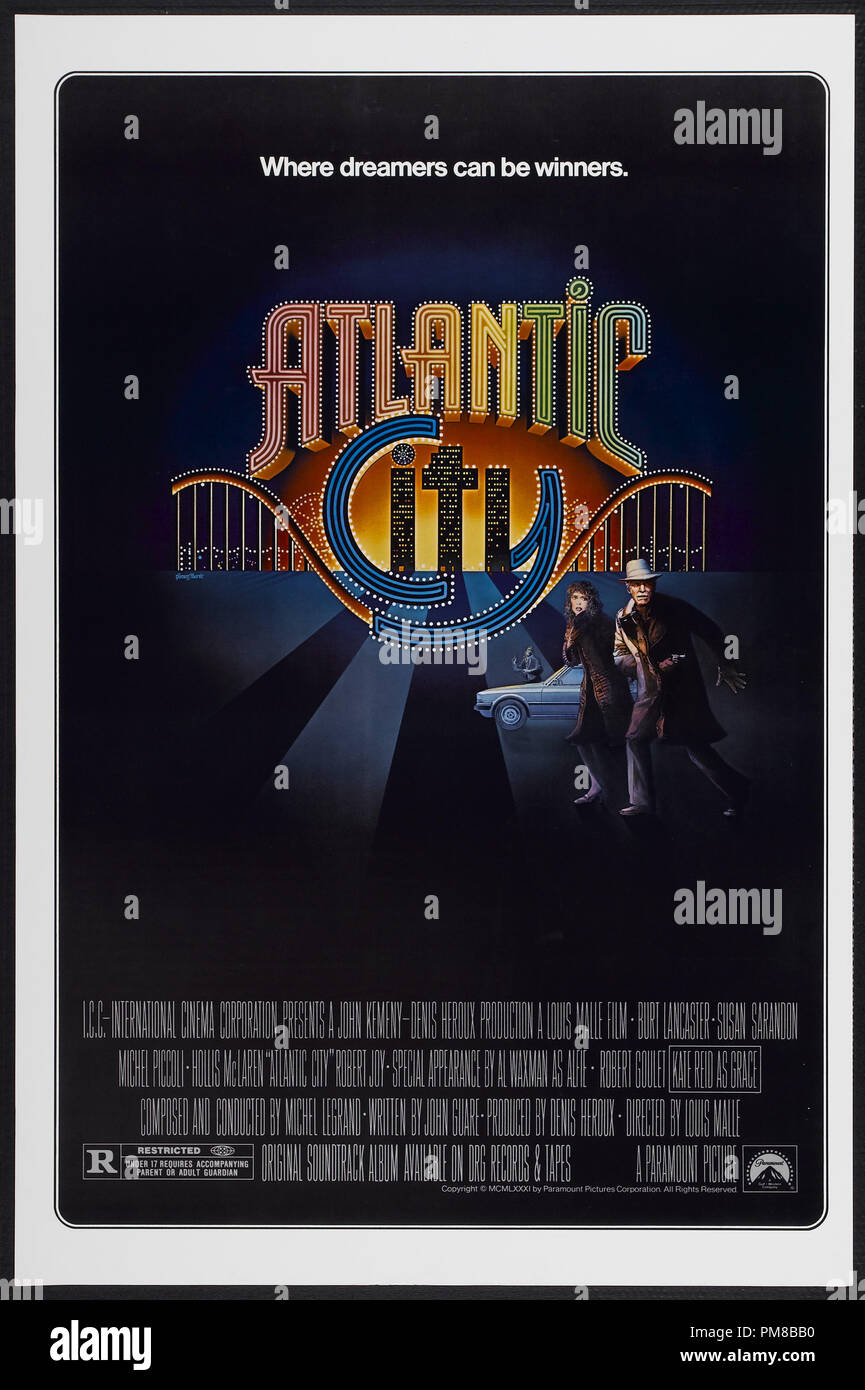 Atlantic city Atlantic City Year: 1980 USA SUSAN SARANDON BURT LANCASTER  Director: Louis Malle Stock Photo - Alamy