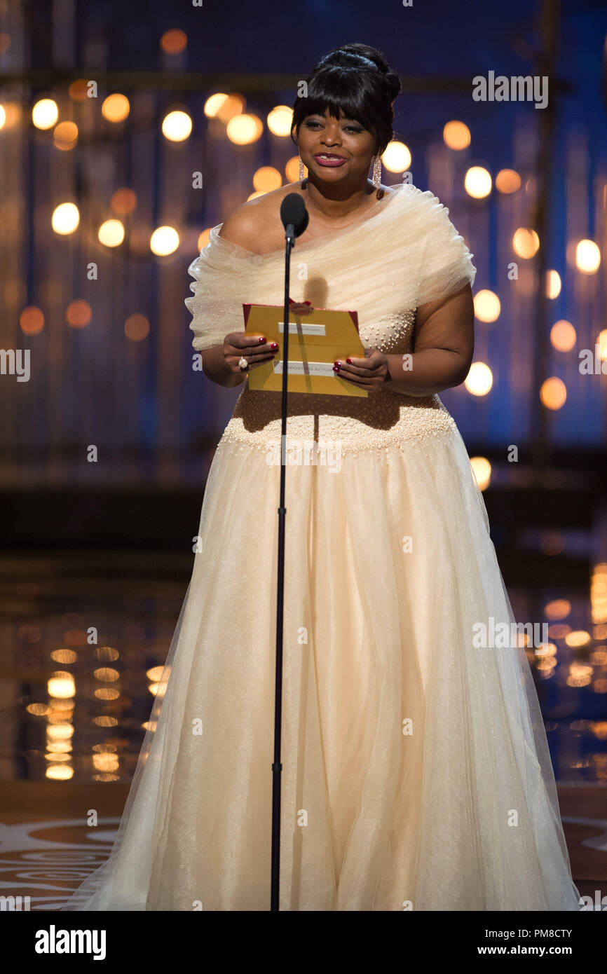 Octavia Spencer during the live ABC Telecast of The Oscars® from the Dolby® Theatre in Hollywood, CA, Sunday, February 24, 2013. Stock Photo