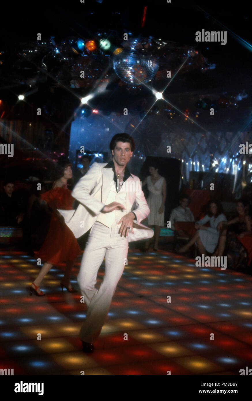 Studio released publicity film still from 'Saturday Night Fever'  John Travolta  1977 Paramount Pictures    File Reference # 31955 461THA Stock Photo