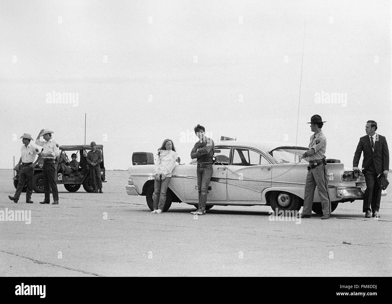 Studio released publicity film still from 'Badlands' Sissy Spacek, Martin Sheen 1973 Warner Brothers      File Reference # 31955 503THA Stock Photo