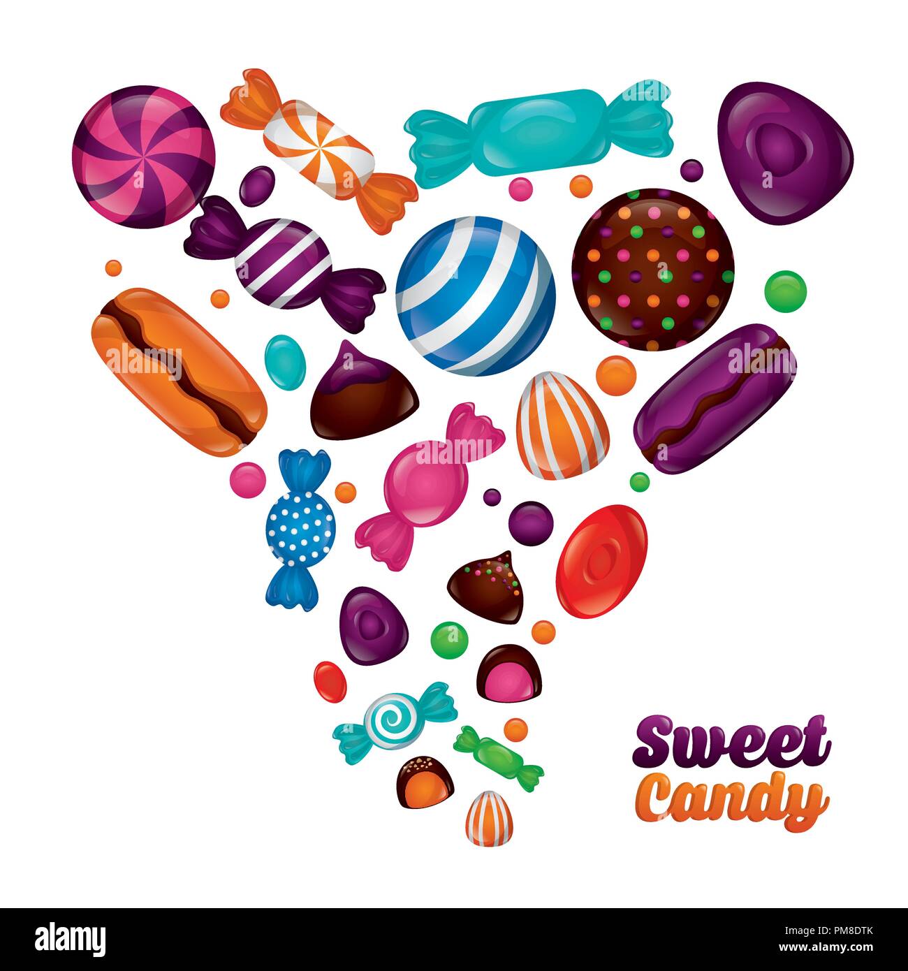 sweet candy concept Stock Vector Image & Art Alamy