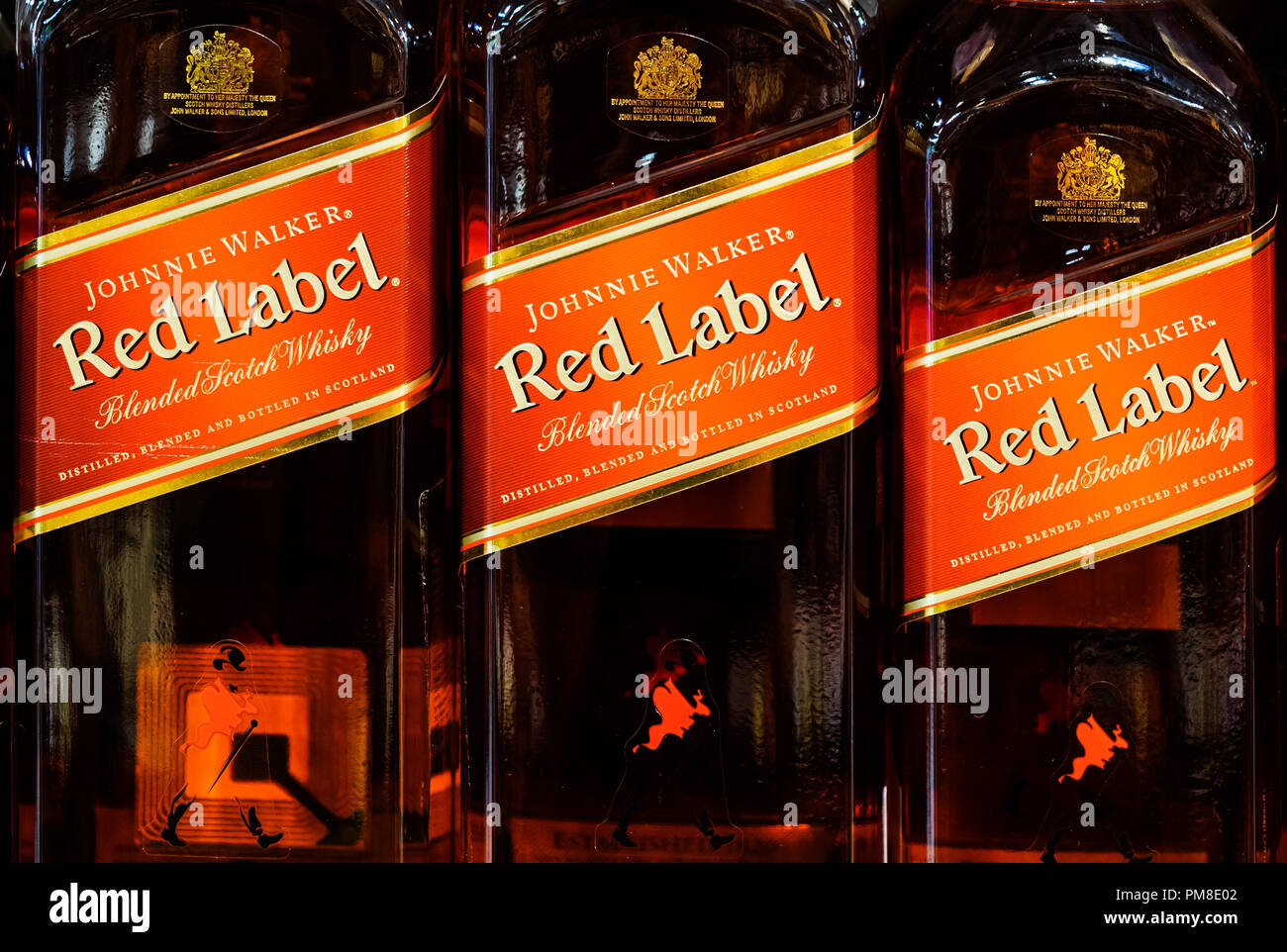 Johnnie Walker is a brand of Scotch whisky now owned by Diageo that
