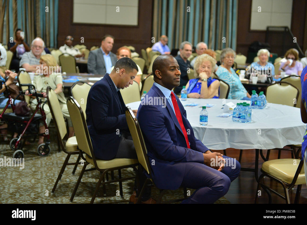 Democratic candidates for Florida Governor campaigning at the Kings