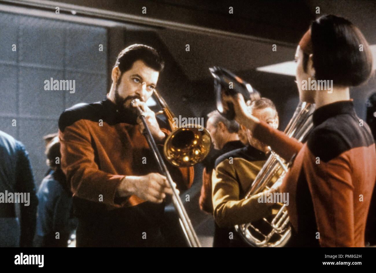 Film still / publicity still from 'Star Trek: The Next Generation' Jonathan Frakes 1993   File Reference # 31371124THA  For Editorial Use Only All Rights Reserved Stock Photo