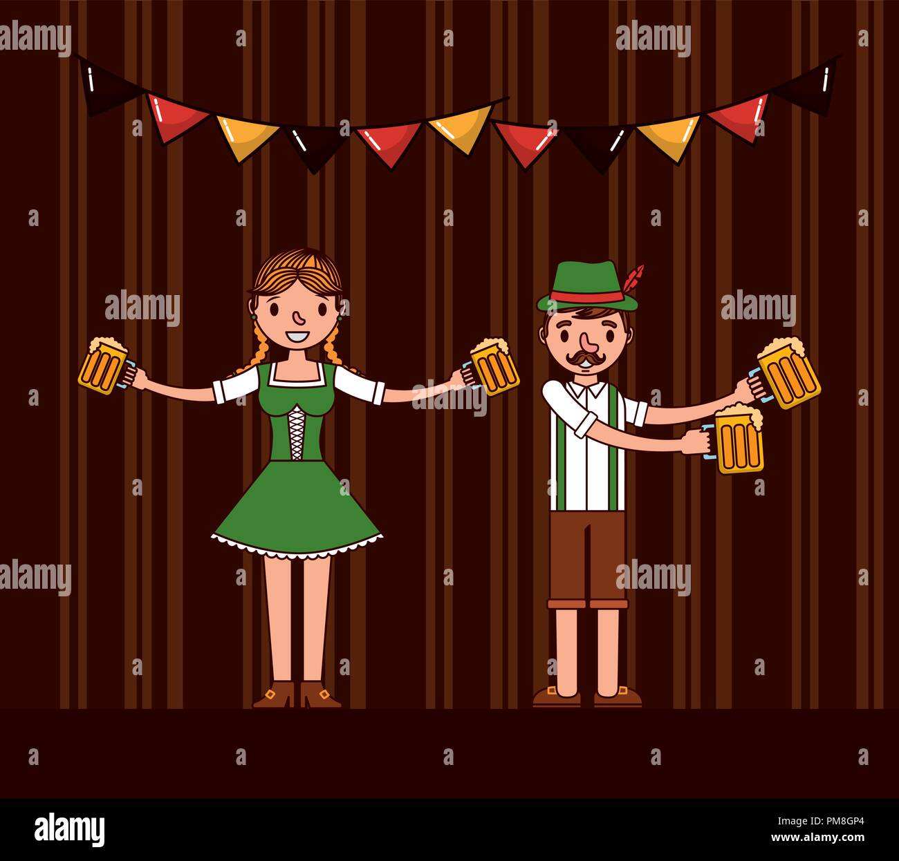 oktoberfest germany celebration Stock Vector Image & Art - Alamy