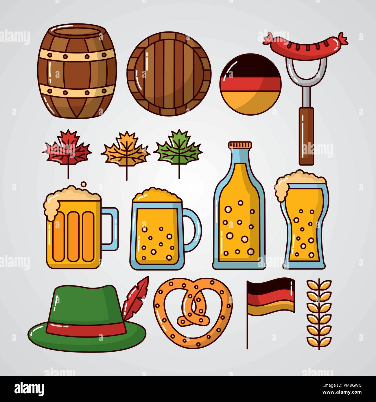 oktoberfest germany celebration Stock Vector Image & Art - Alamy