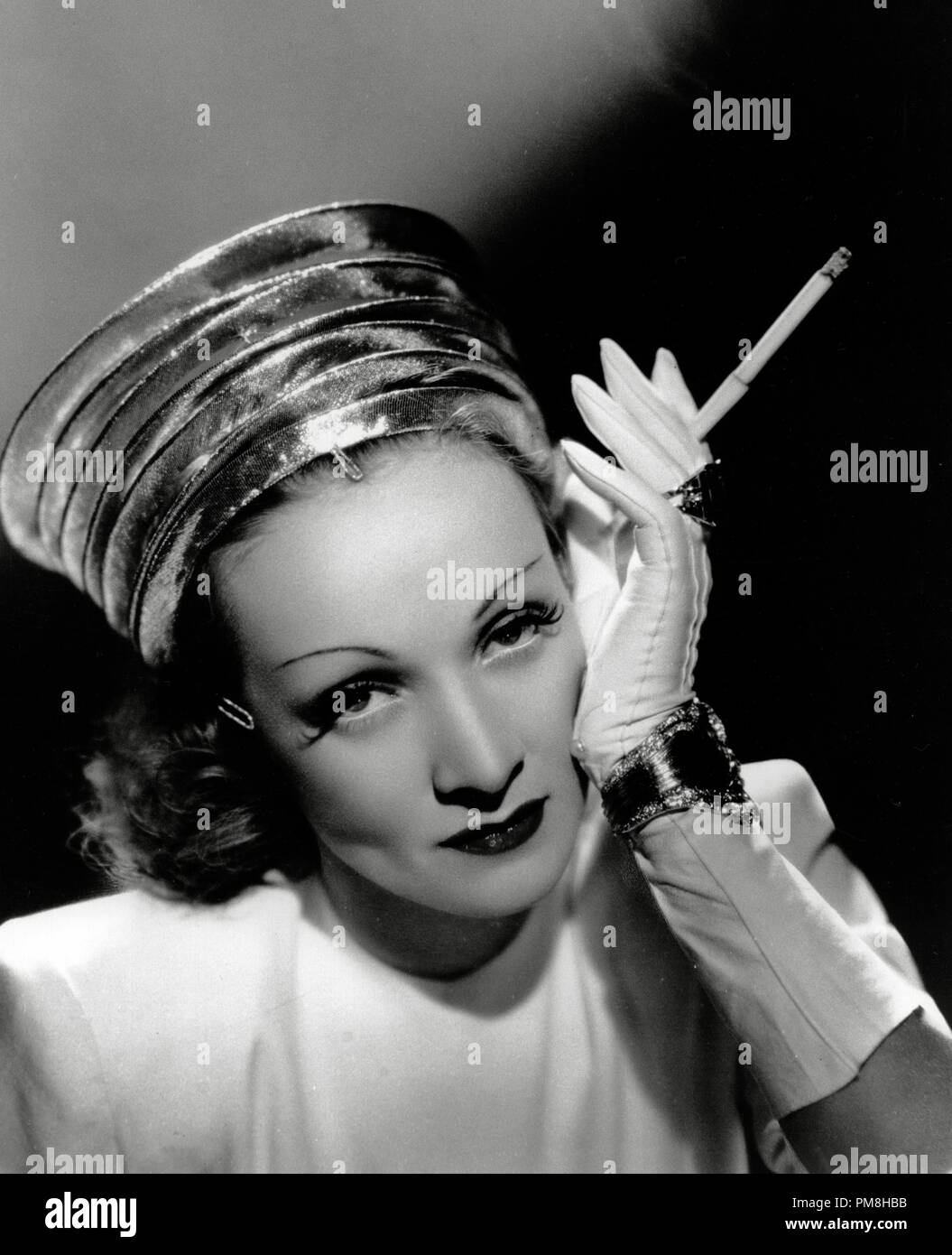 Portrait of marlene dietrich with cigarette hi-res stock photography and  images