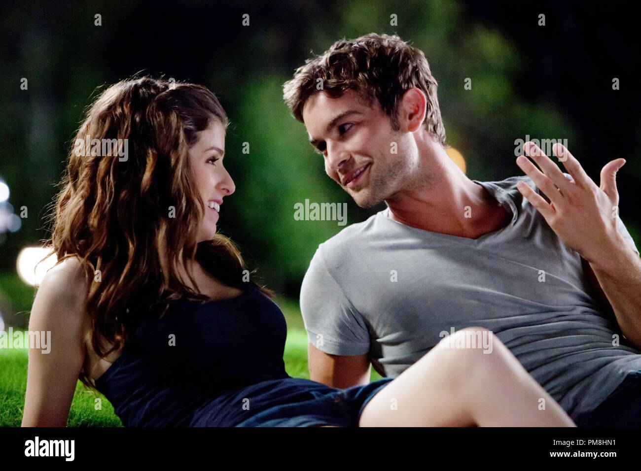 Rosie (Anna Kendrick) and Marco (Chace Crawford) in WHAT TO EXPECT WHEN YOU'RE  EXPECTING. Stock Photo